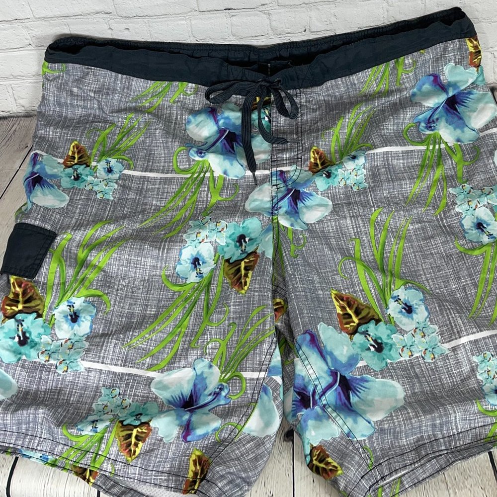 OP OCEAN PACIFIC MEN'S LINED SWIN TRUNKS SIZE 3XL